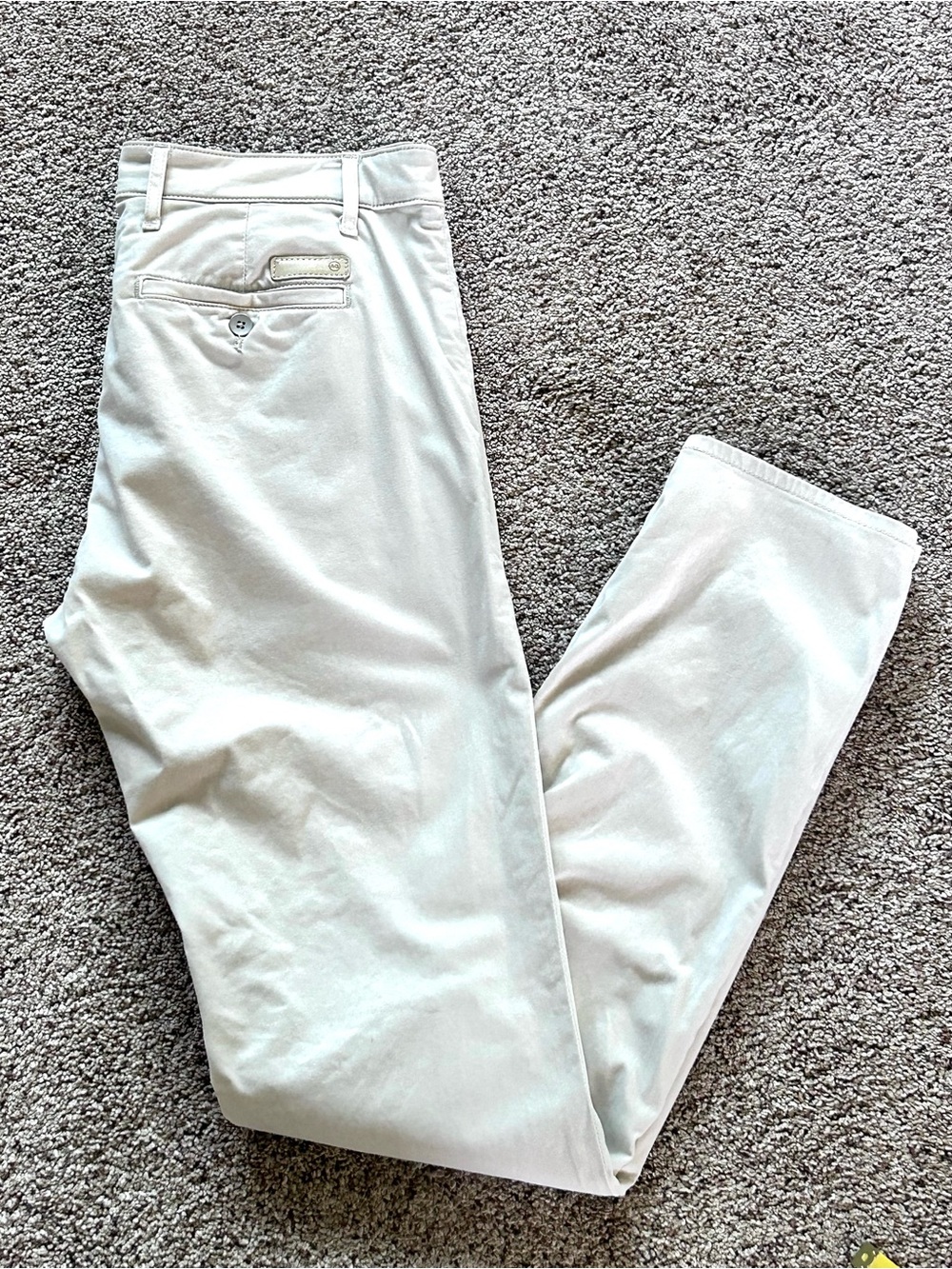 AG Adriano Goldschmied Marshall Slim Trouser Pant Cotton Desert Storm Mens 32x34 - Picture 3 of 15